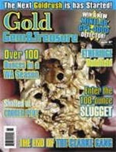 Picture of 100s of old Gold Gem and Treasure Magazines 