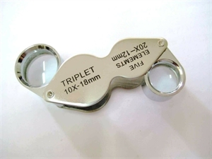Picture of Magnifier 10x and 20 x Eye Loupe